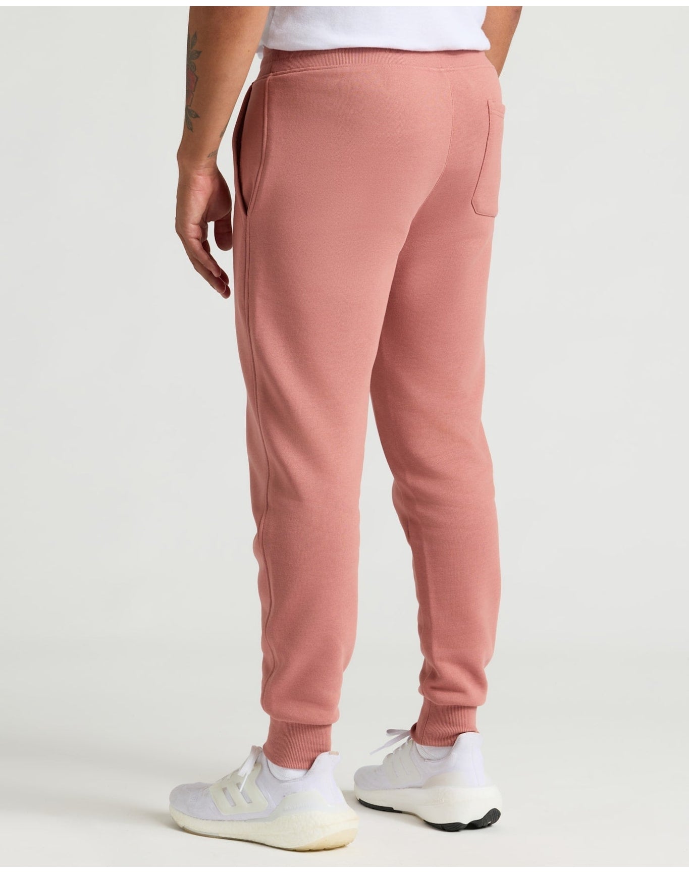Fleece French Terry Joggers | Rose