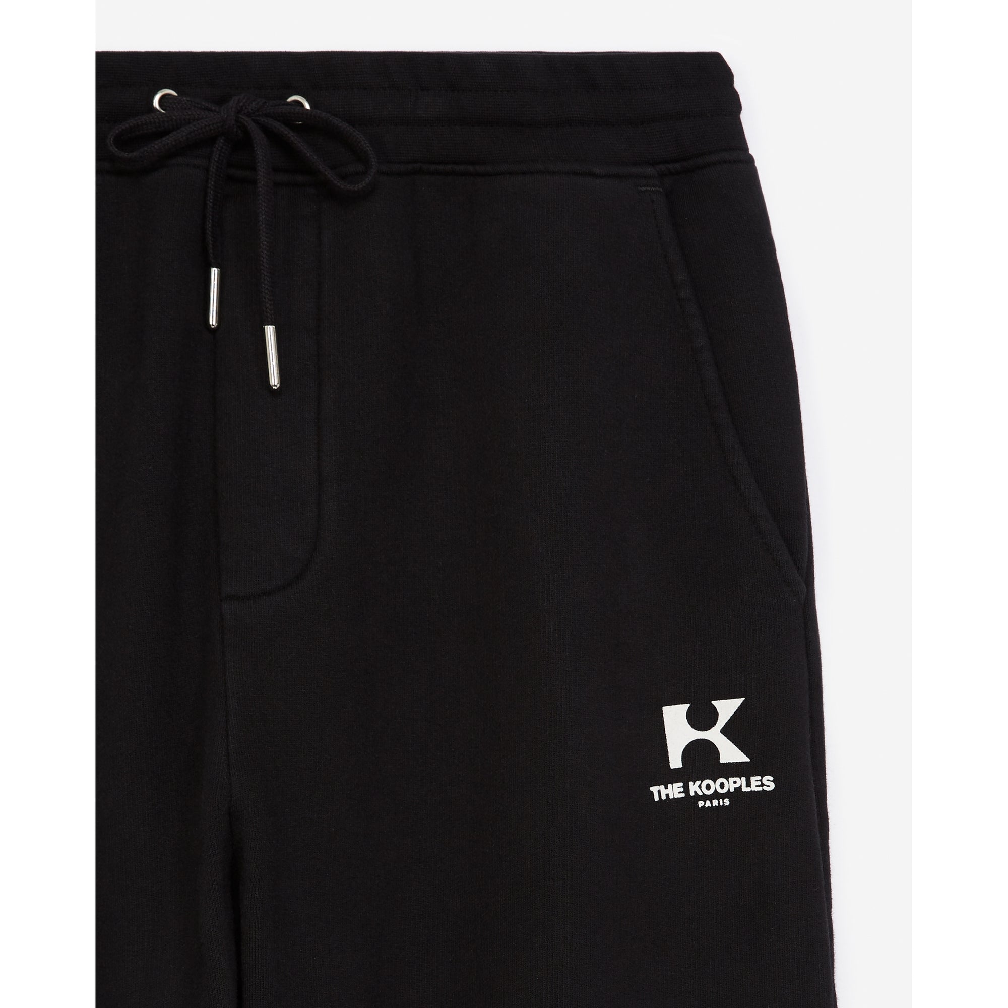 Fleece Joggers With Logo | Men | Black