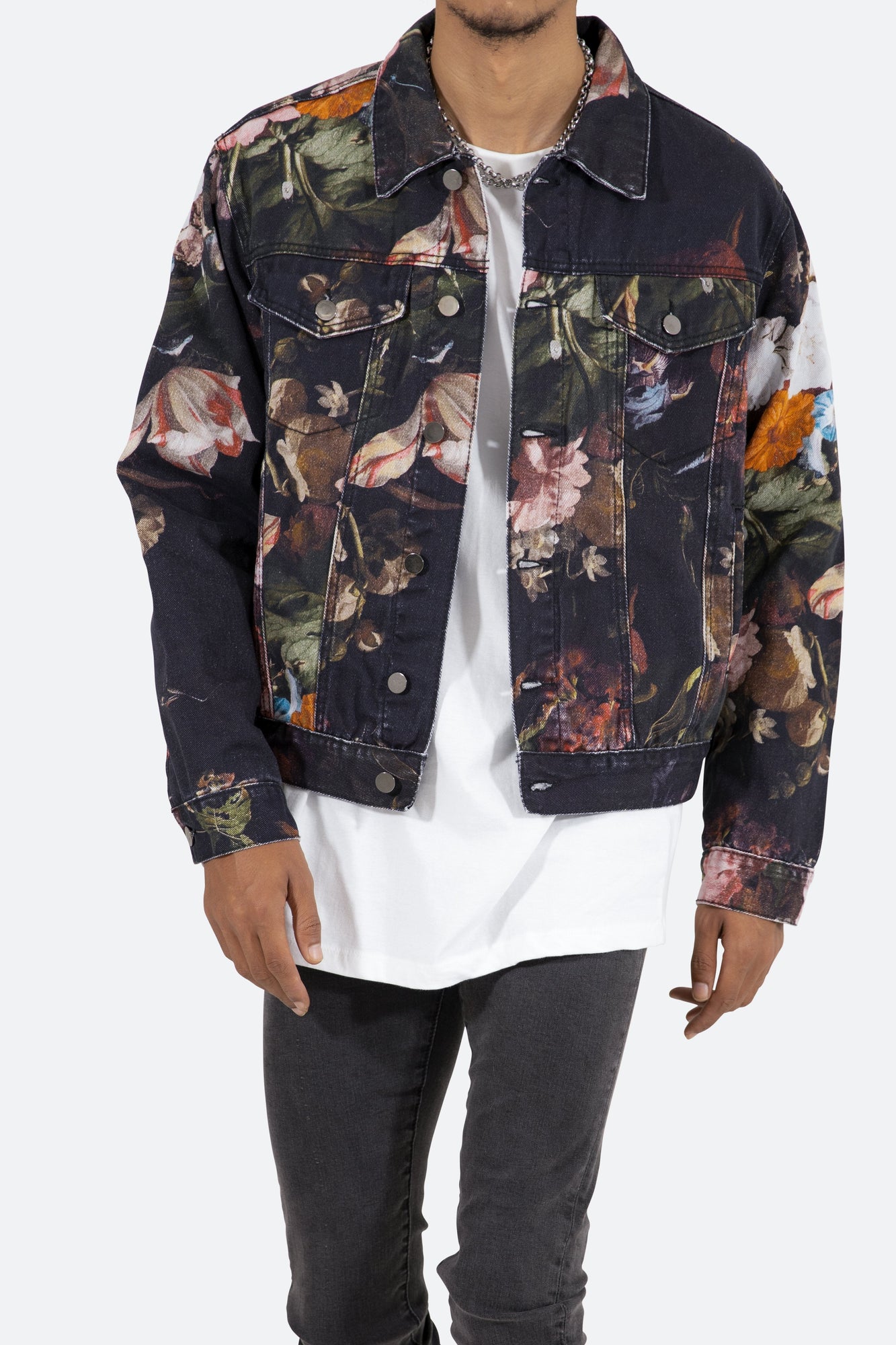 Floral Trucker Jacket | Multi