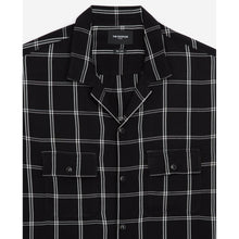 Flowing And Shirt With Motif | Men | Black x White