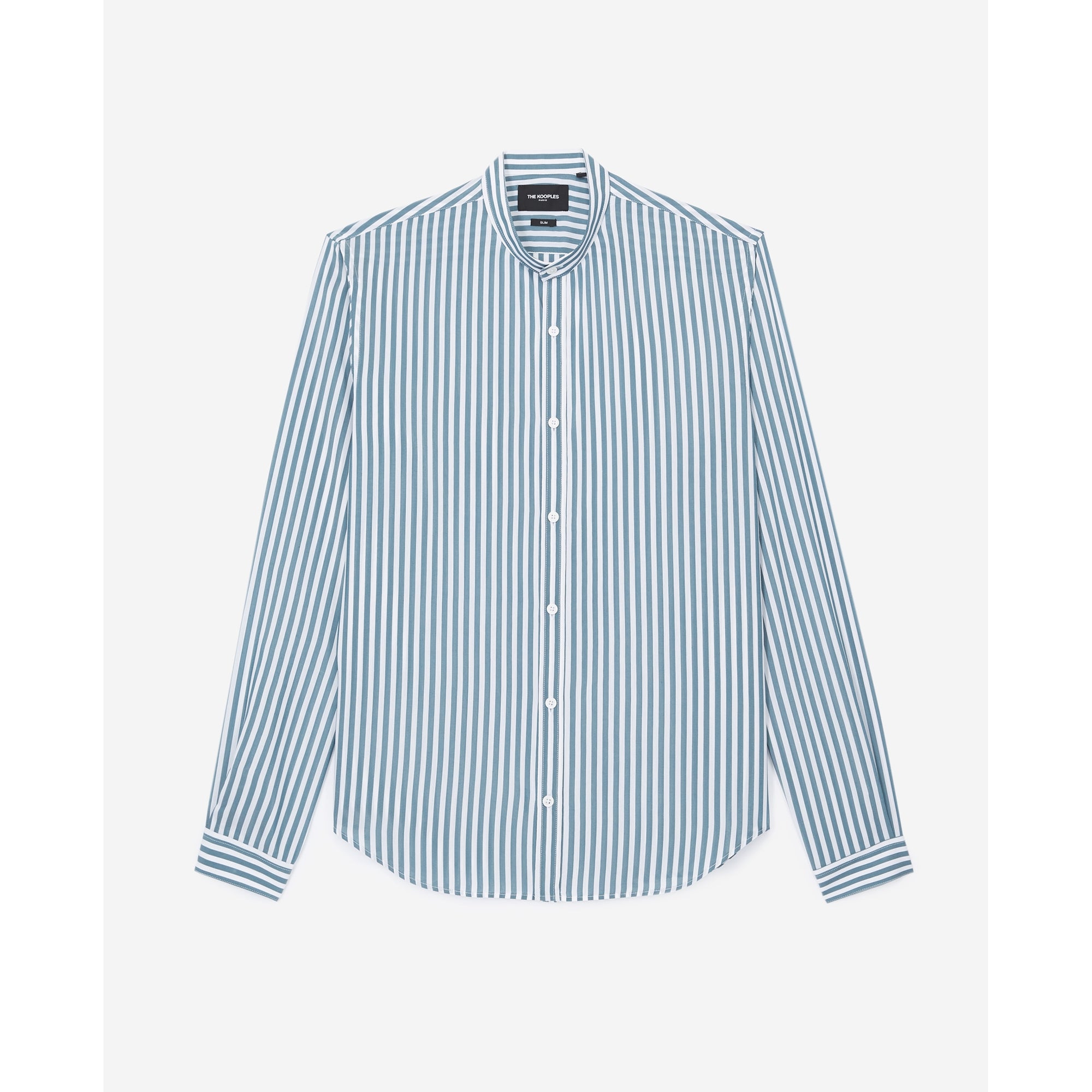 Flowing Striped And Shirt | Men | Green x White