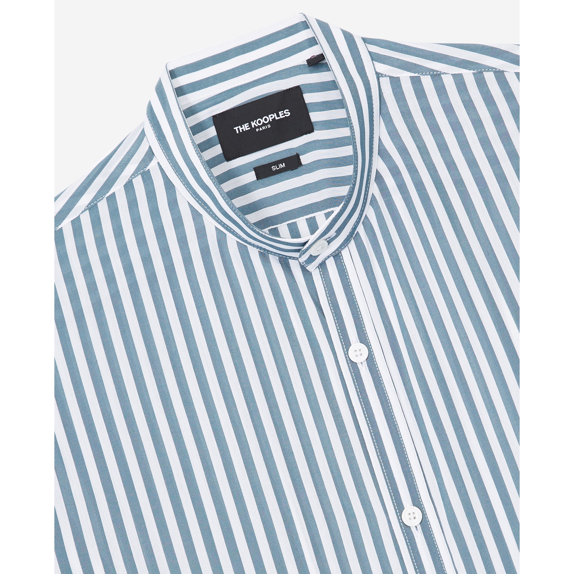 Flowing Striped And Shirt | Men | Green x White