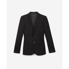 Formal Wool Jacket With Notched Lapels | Men | Black