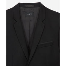 Formal Wool Jacket With Notched Lapels | Men | Black