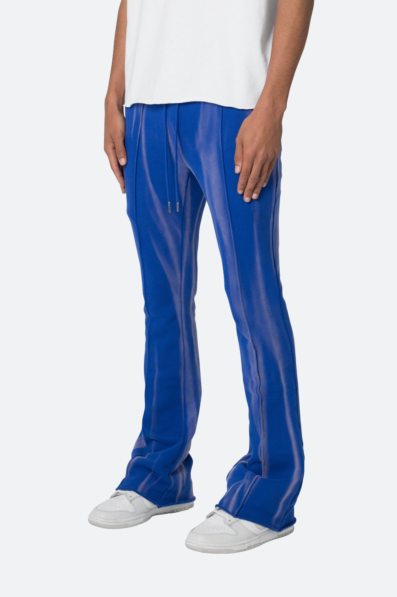 French Terry Flare Sweatpants | Blue