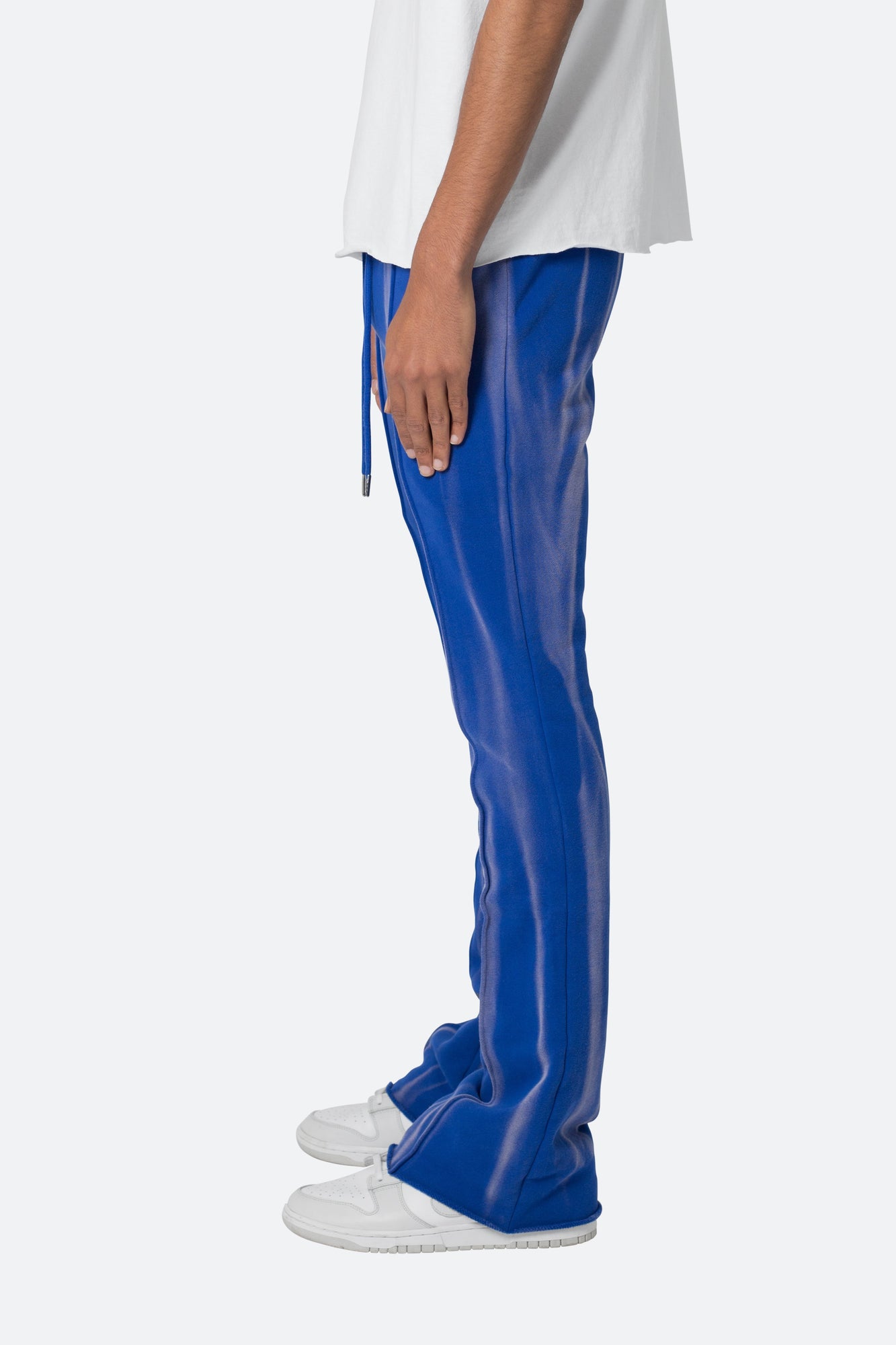 French Terry Flare Sweatpants | Blue