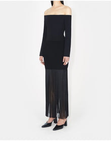 Fringe Nyx Skirt | Black