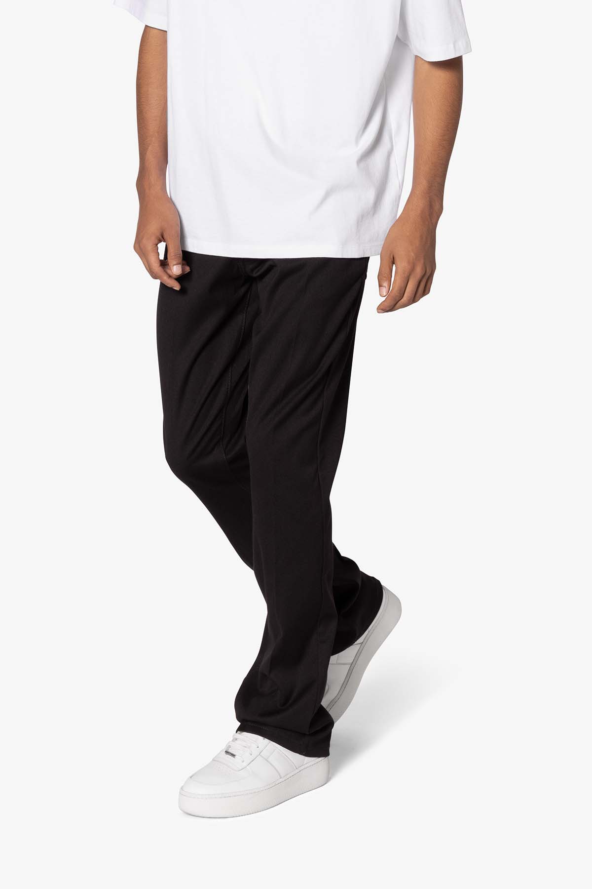 Front Pleat Flare Denim | Black
