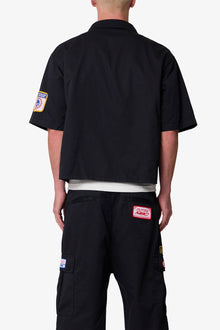 Front Pocket Work Shirt | Black