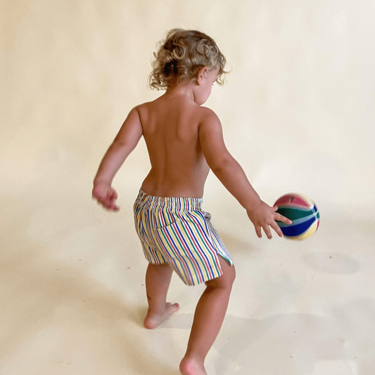 Mini Swim Trunk | Fun Stripe