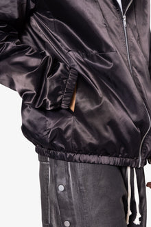 Full Zip Paneled Fight Jacket | Black