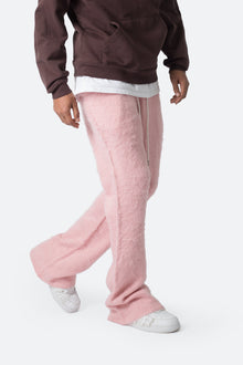 Fuzzy Sweatpants | Pink