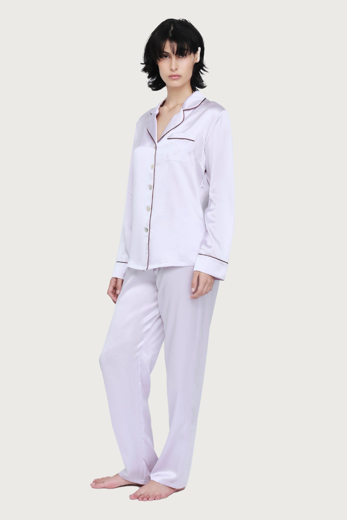 Fine Finishes Pyjama | Lilac Ash