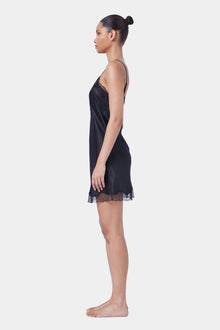 The Skylar Lace Chemise By GINIA In Black