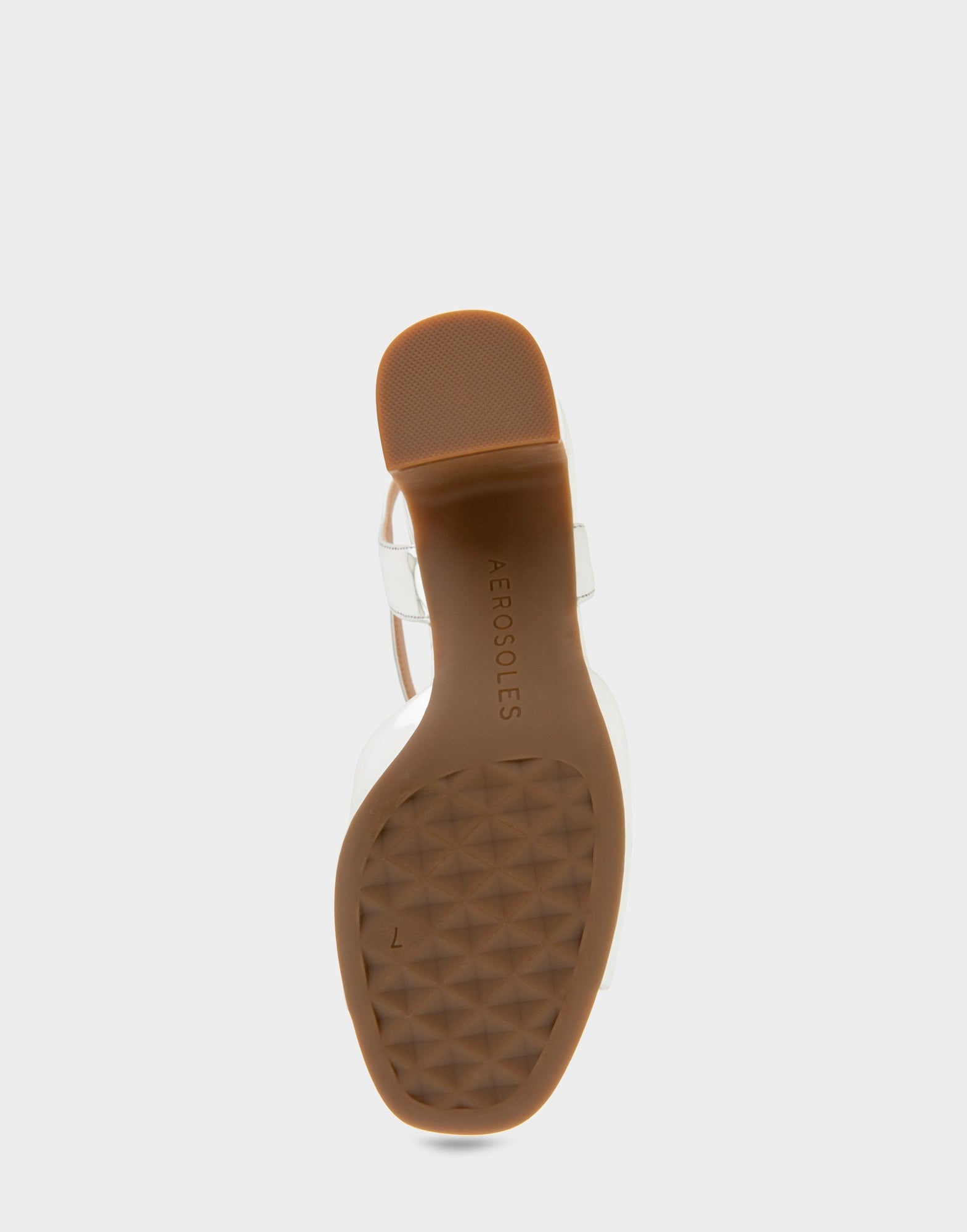 Gerda Sandals | Silver Mirror Metallic Faux Leather