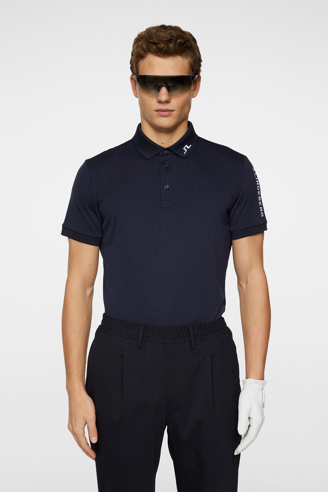 Men | Tour Tech Slim Fit Polo | JL Navy
