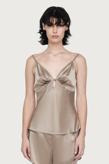 The Antoinette Cami By GINIA In Sepia