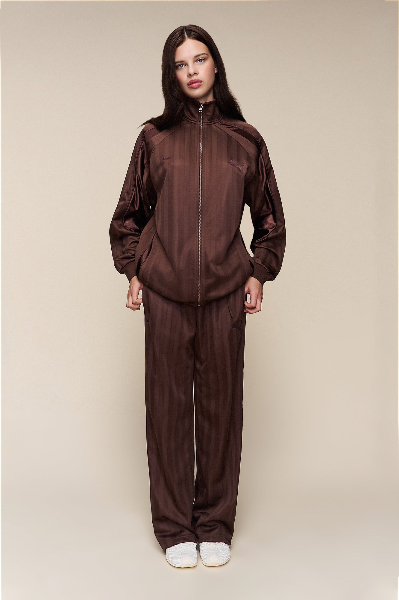 Womens | T7 Track Pants | Brown
