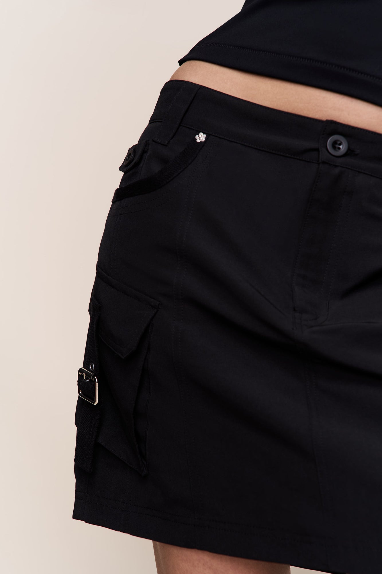 Womens | Hunter Cargo Skirt | Black