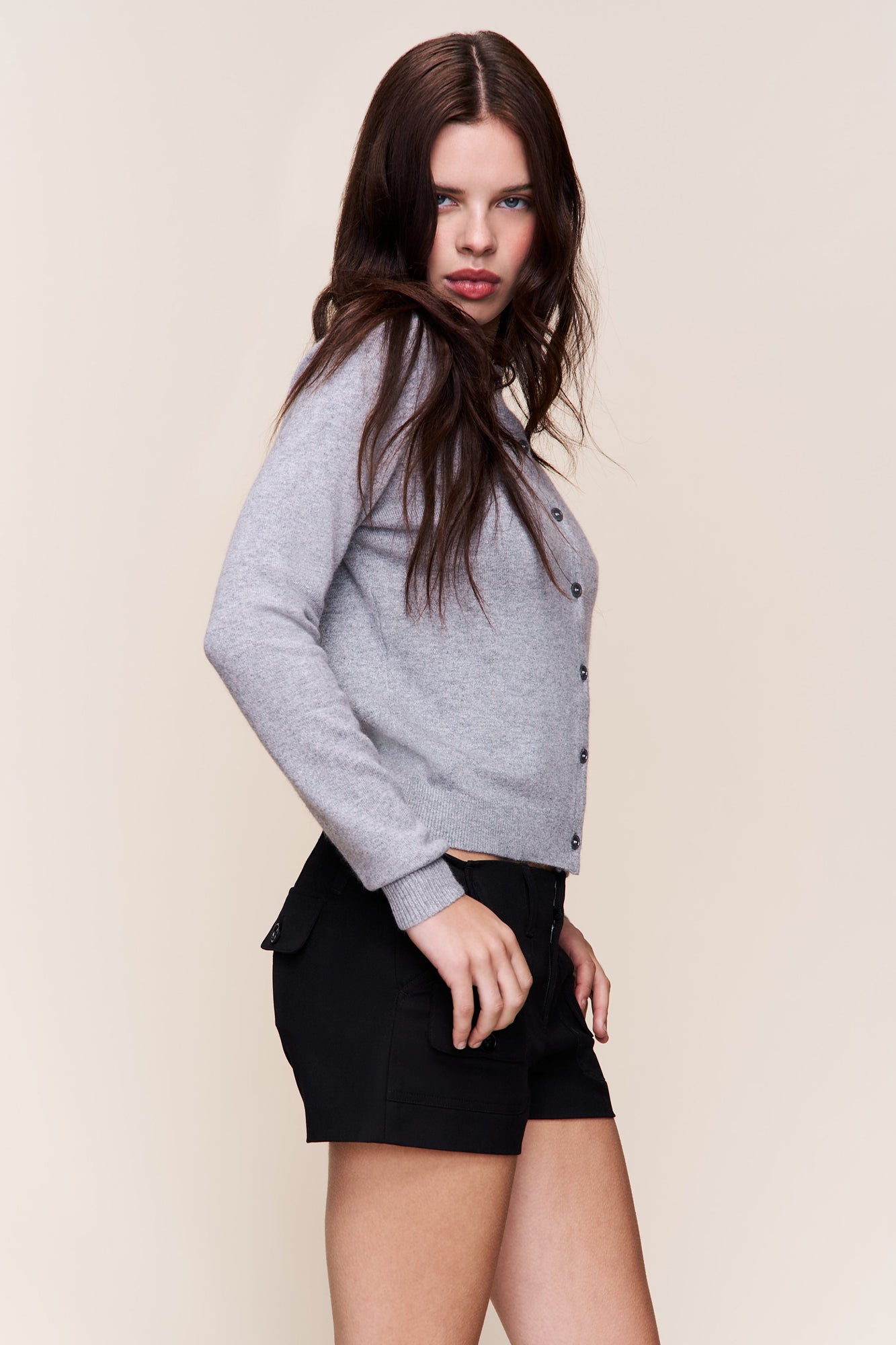 Womens | Penelope Patch Pocket Short | Black