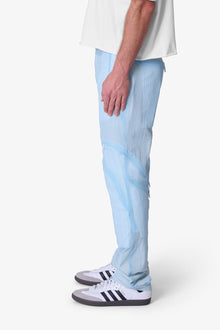Ghosted Blue Pants | Light Blue