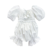 Girl | Blanca White Cotton Romper