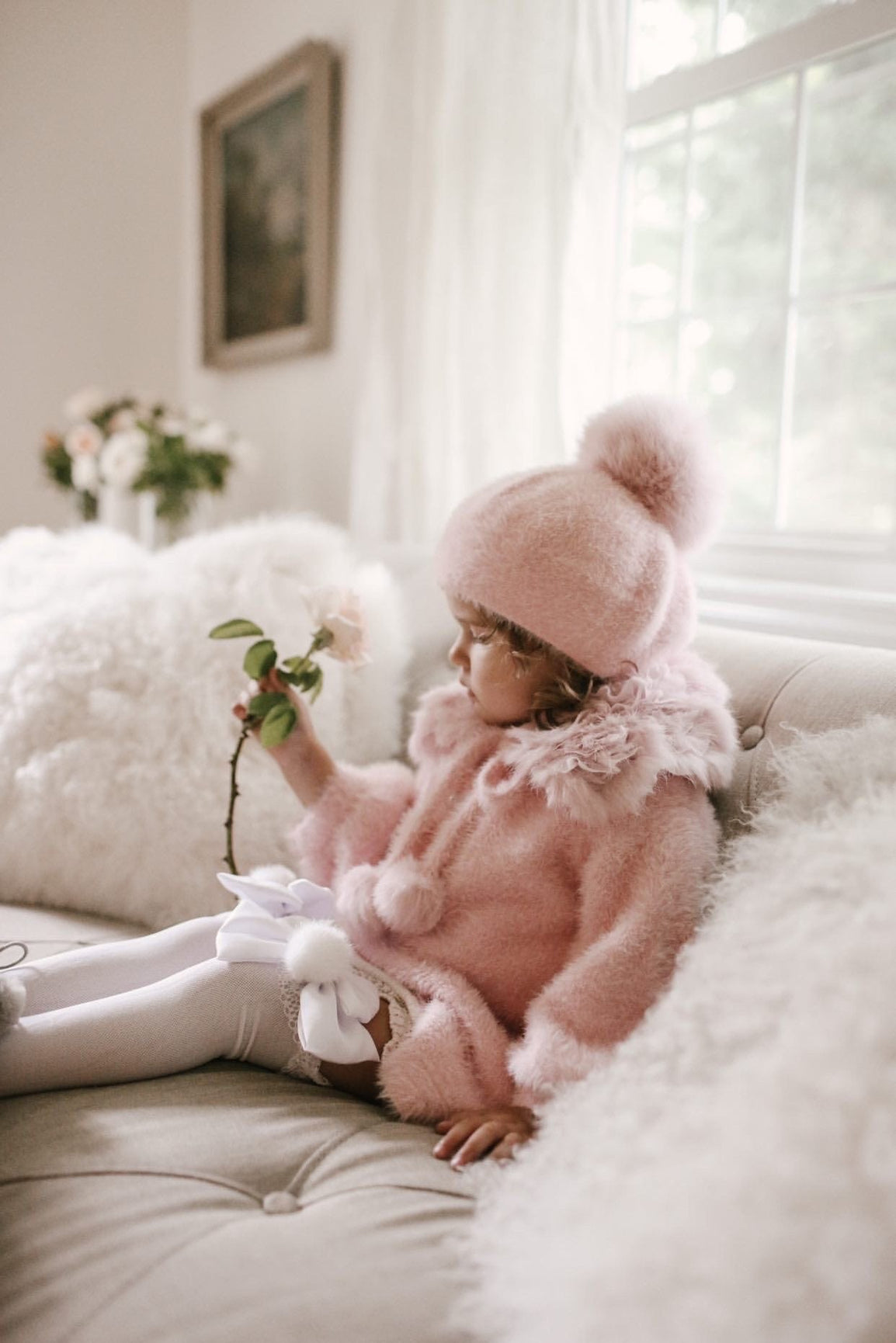 Girl | Milana Rose Beret | Pink
