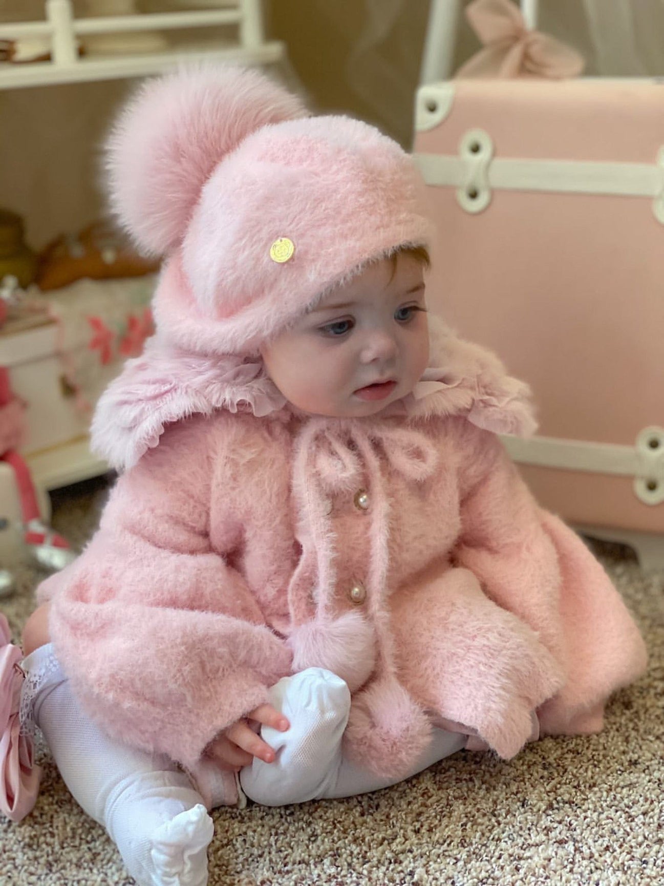 Girl | Milana Rose Beret | Pink