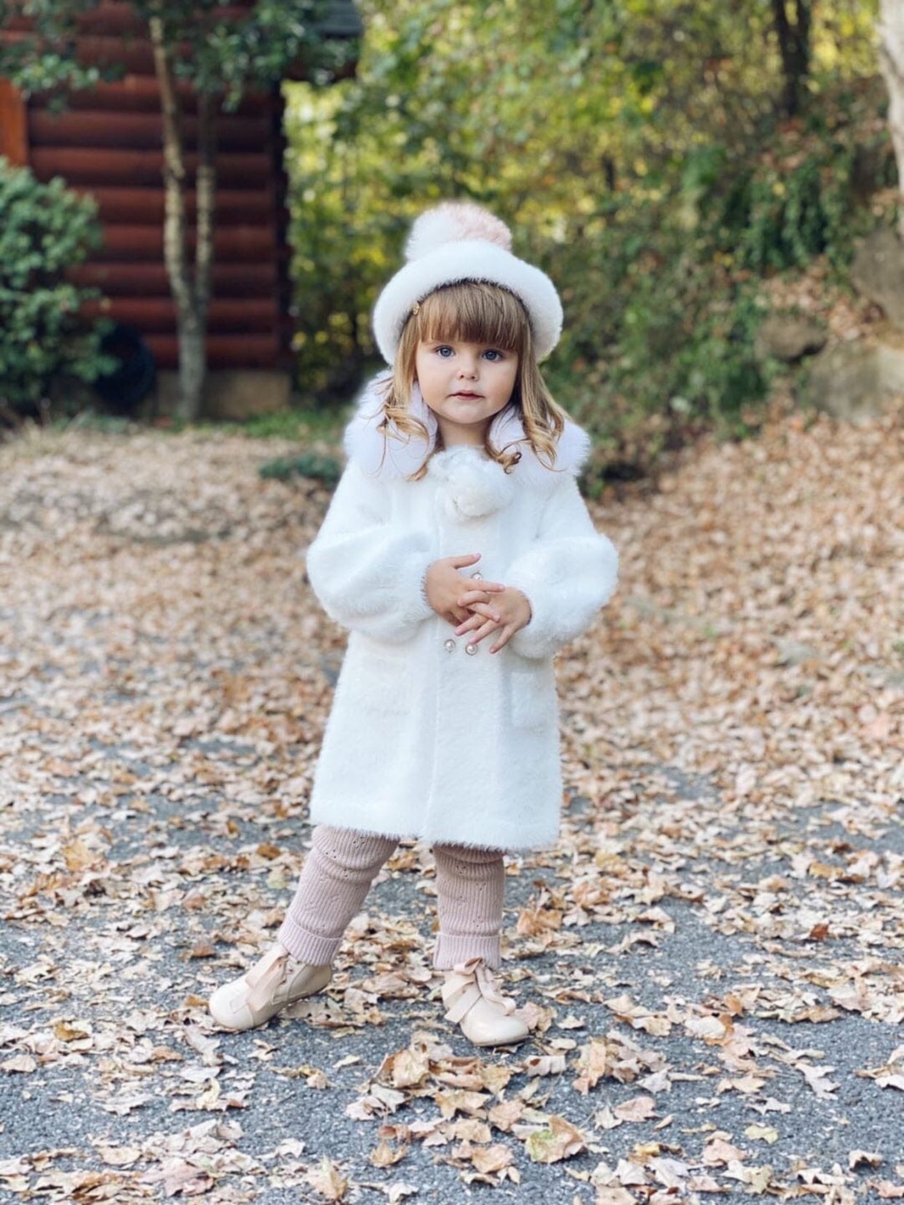 Girl | Milana Victoria Kids Beret | White