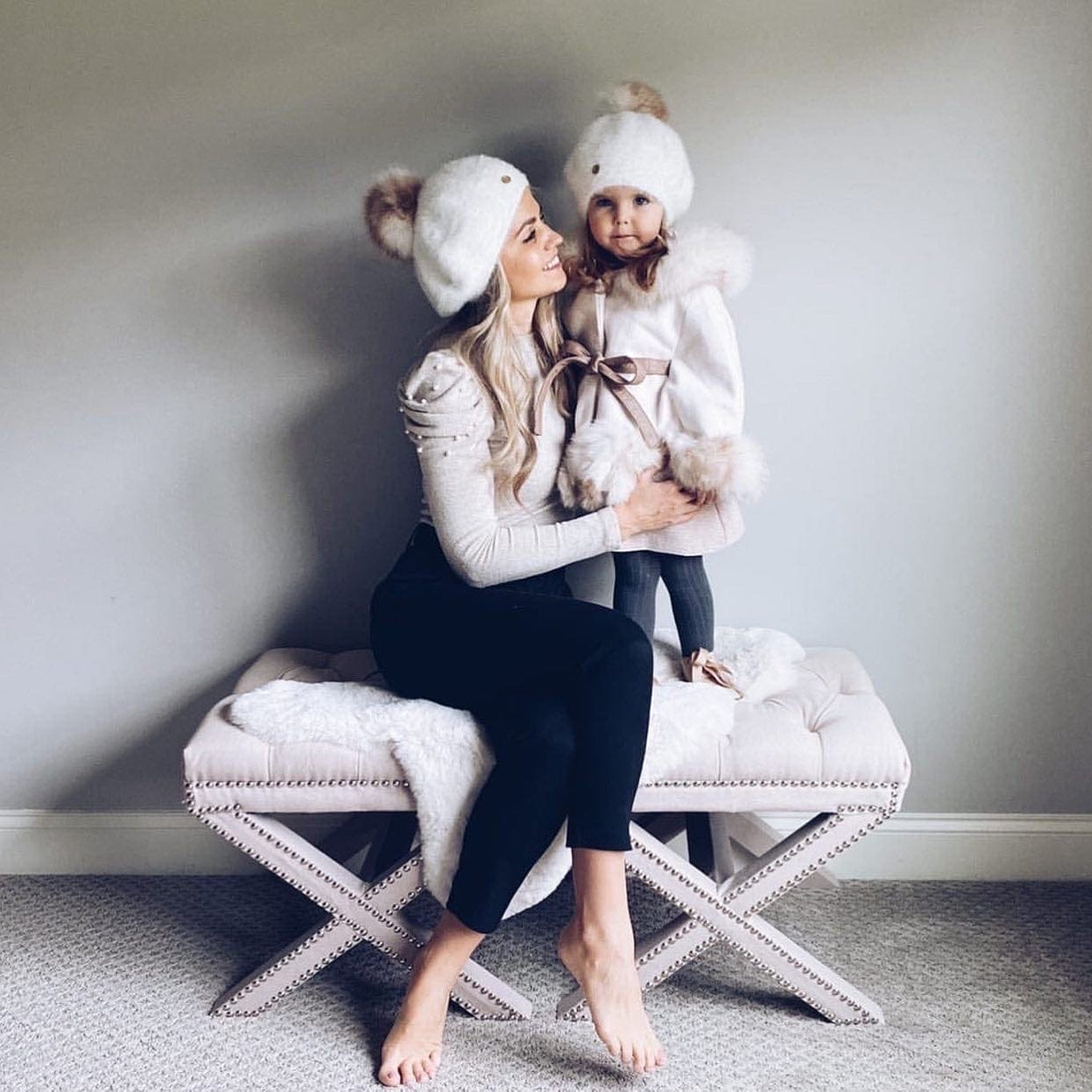 Girl | Milana Victoria Kids Beret | White