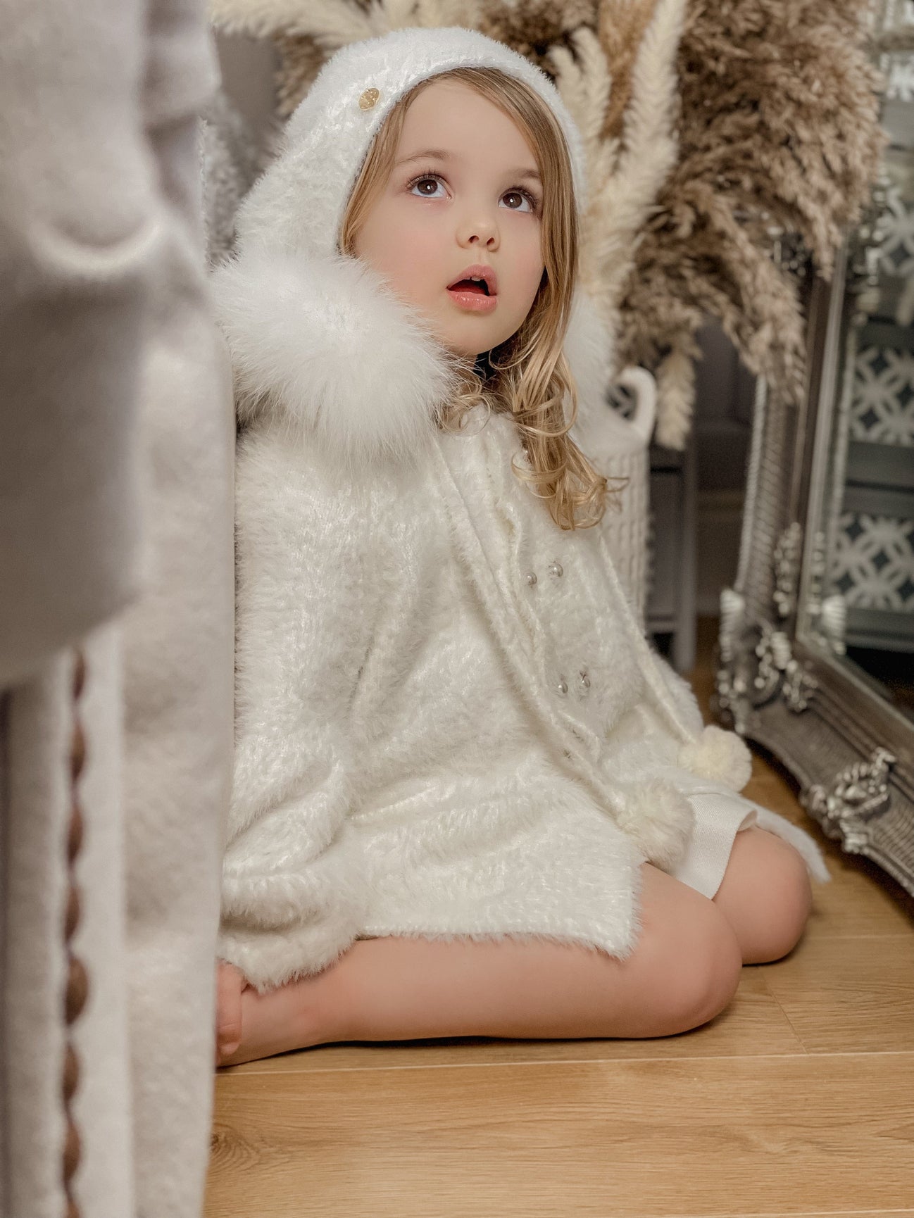 Girl | Milana Victoria Kids Beret | White