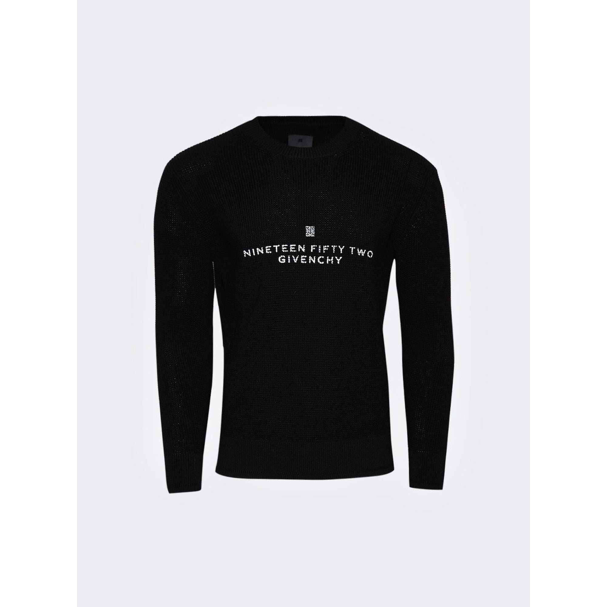 Givenchy | Men | Waffle Crewneck Sweatshirt Black