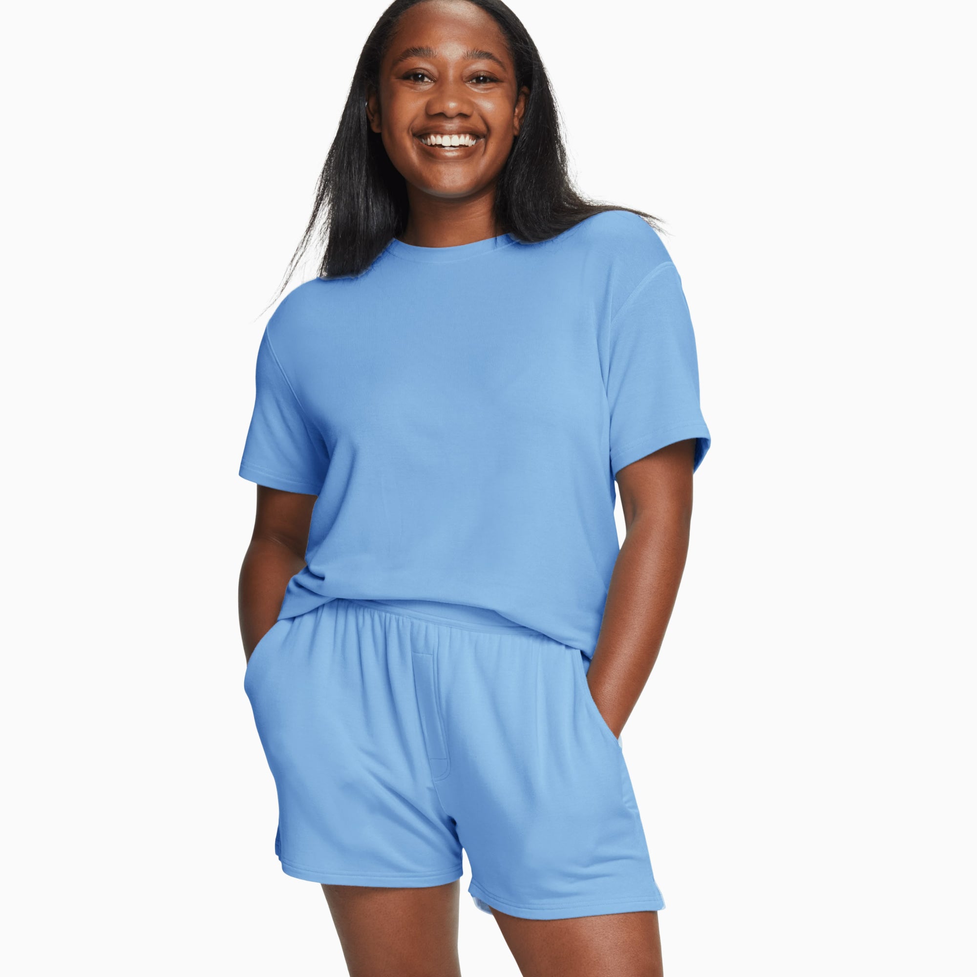 Modal French Terry House Shorts | Glacier