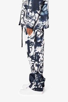 Graffiti Coach Pants | Black x White