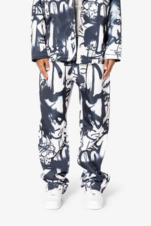 Graffiti Coach Pants | Black x White