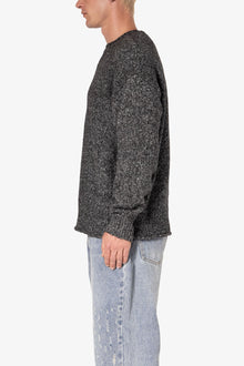 Grain Sweater | Black x Grey