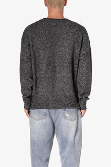 Grain Sweater | Black x Grey