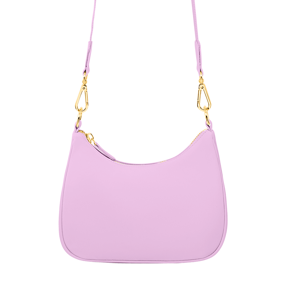 Curved Crossbody Bag | Grape