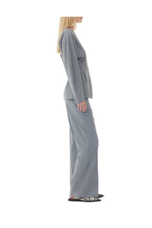 Grey Drapey Trousers | Paloma Melange