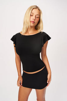 Womens | Soffiano Top | Black