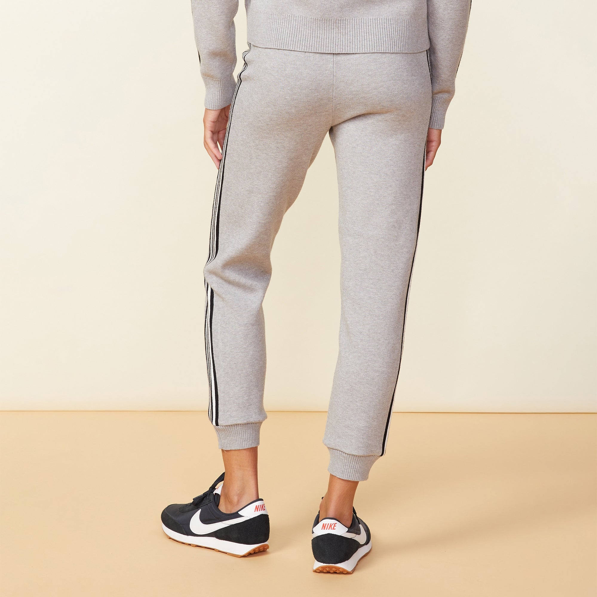 Soft Knit Track Cuffed Jogger | Women | Heather Grey