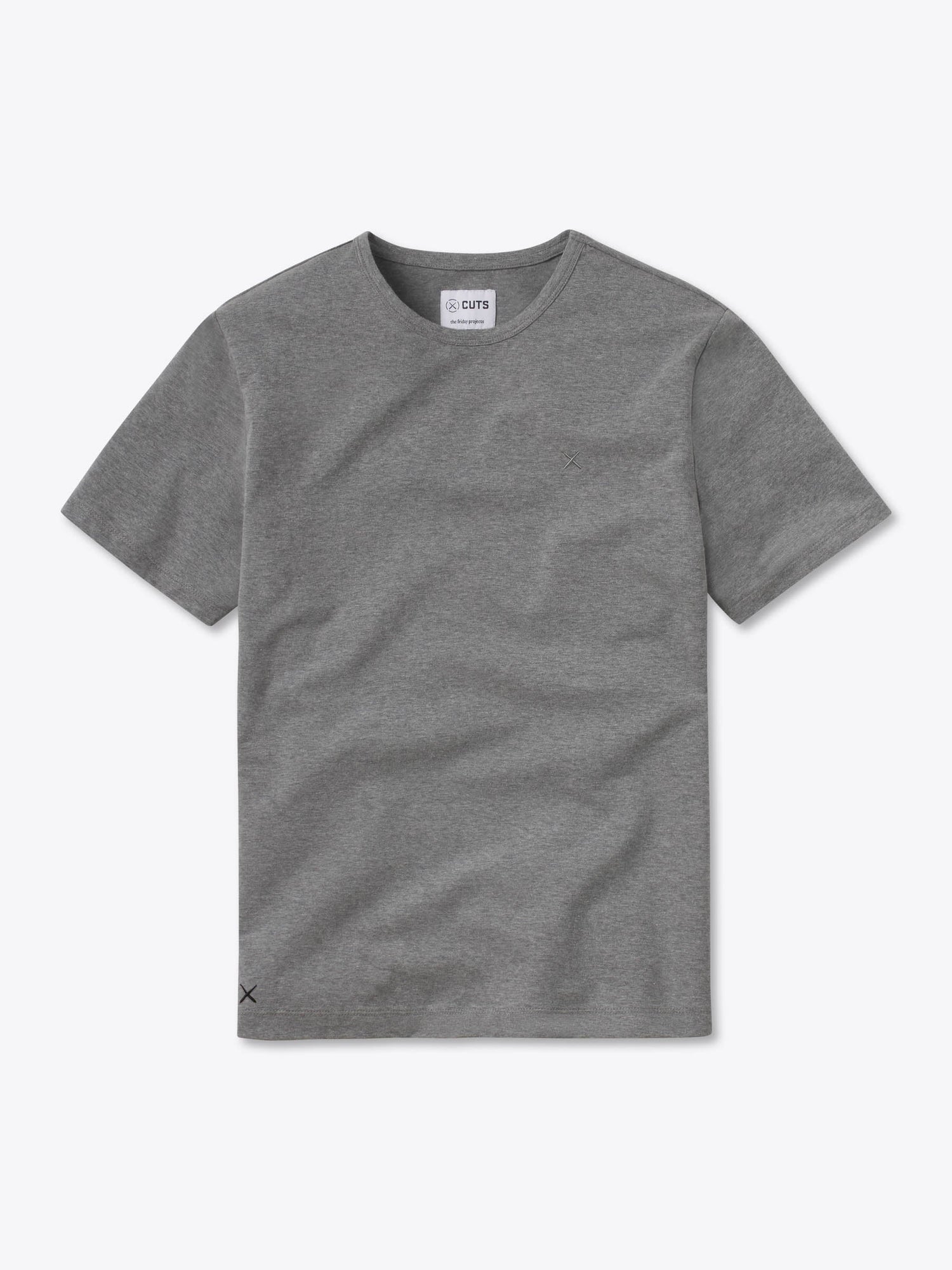 Mens | Branded Rival Cotton PYCA Tee Classic-fit | Heather Grey