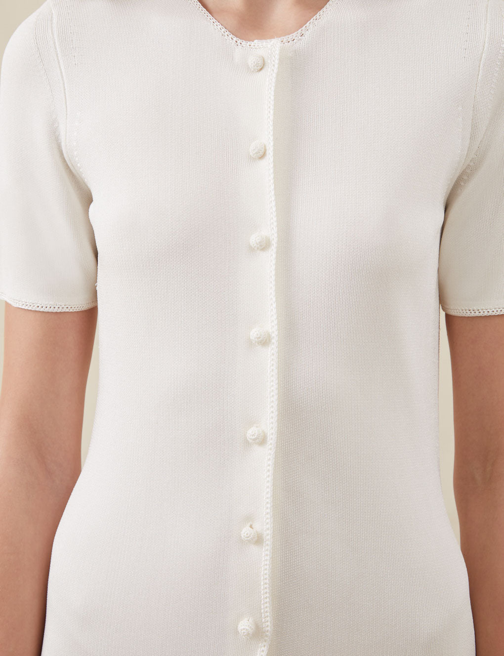 Womens | The Knit Mini Dress | Ivory