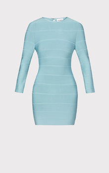 Icon Long Sleeve Dress | Aqua