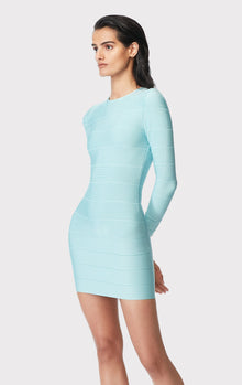 Icon Long Sleeve Dress | Aqua