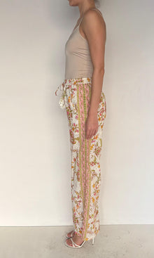Hemant And Nandita | Aira Cotton Schiffli Pants | Off White