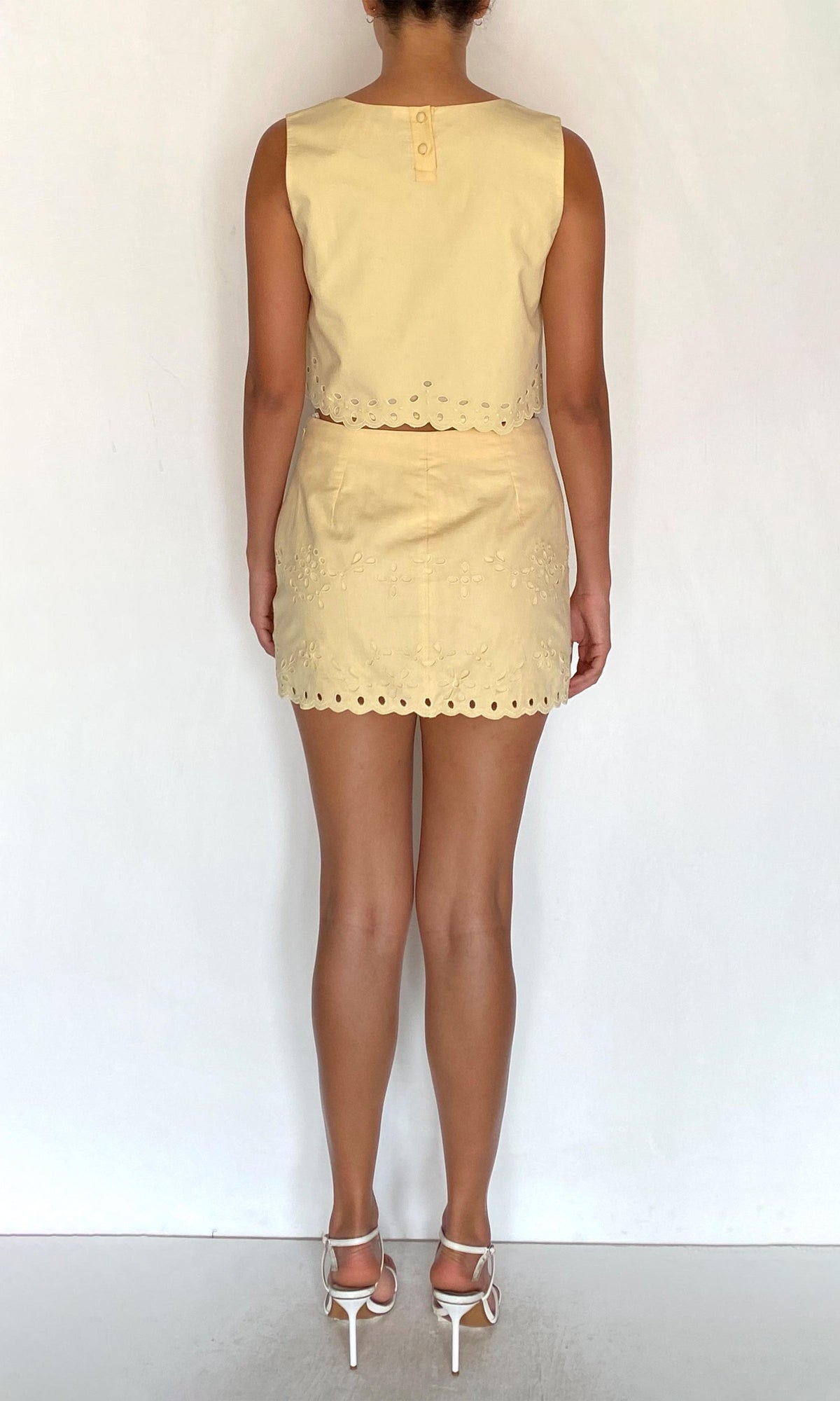 Hemant And Nandita | Bagh Cotton Boxy Top | Yellow