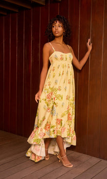 Hemant And Nandita | Dhun Cotton Poplin Long Dress | Multi
