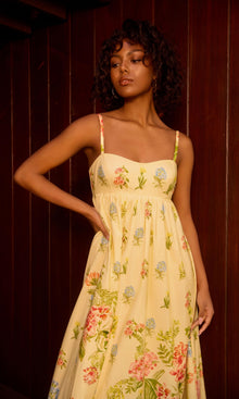 Hemant And Nandita | Dhun Cotton Poplin Long Dress | Multi