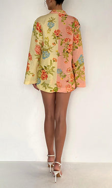 Hemant And Nandita | Dhun Linen Cotton Drop Shoulder Collared Tunic | Multi
